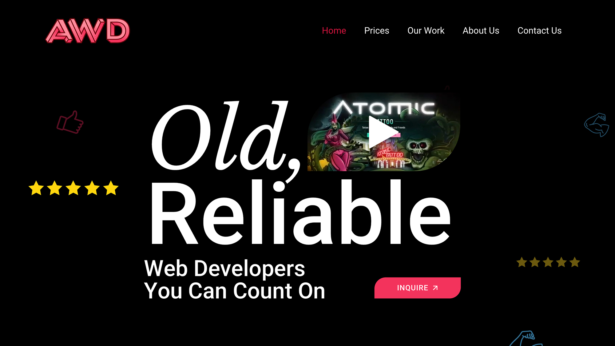 Austin Web and Design logo